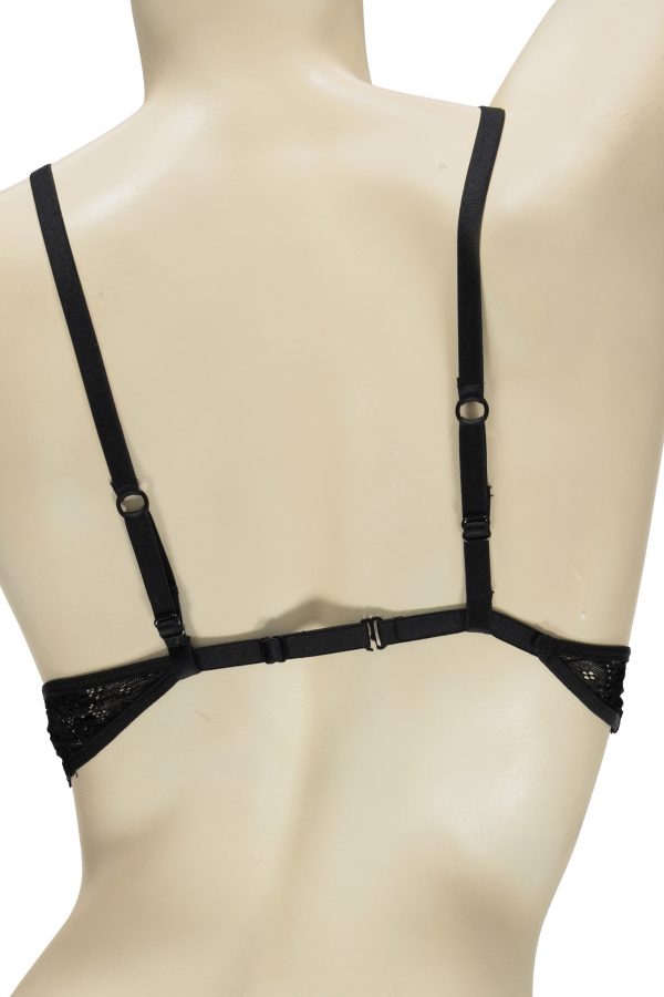 SHOP OUR LINGERIE LETTERS - BLACK BRALETTE & CRISSCROSS BRIEF SET ONLINE SOUTH AFRICA.