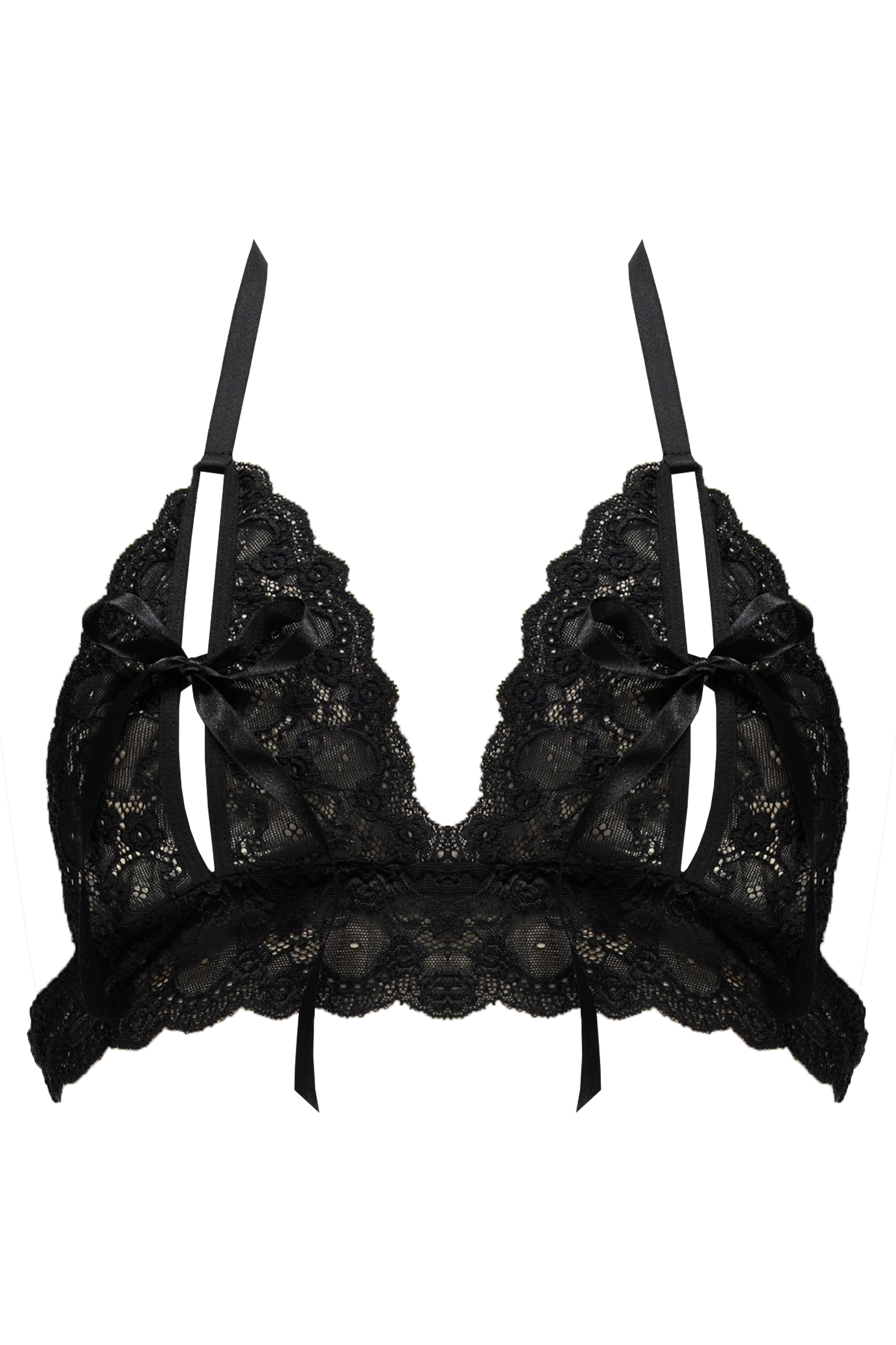 black tie bralette