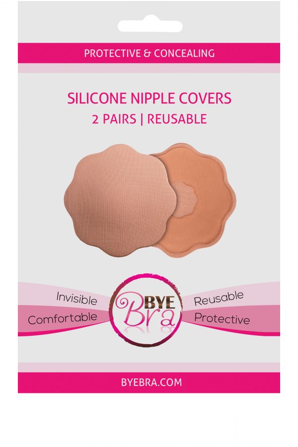 Bye Bra - Silicone Nipple Covers (2 pairs) - NUDE-0