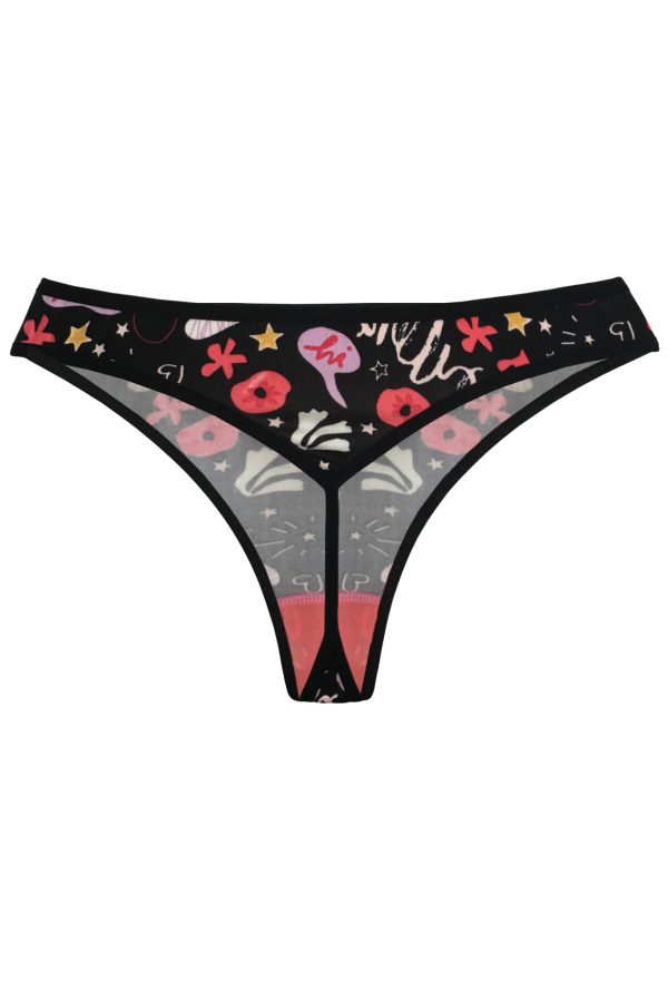 Lingerie Letters Women's Pajama Thong