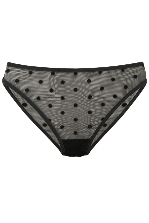 Lingerie Letters Women's Dotty Mesh Brief