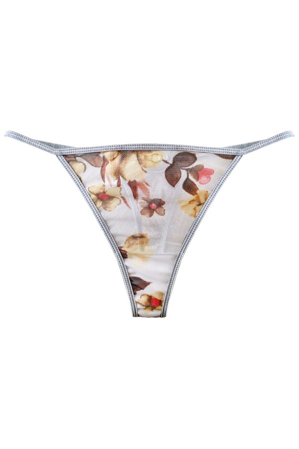 Lingerie Letters Women's Autumn Floral Thong