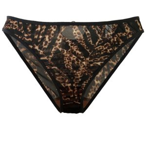 Lingerie Letters Ladies' Leopard Brief Front