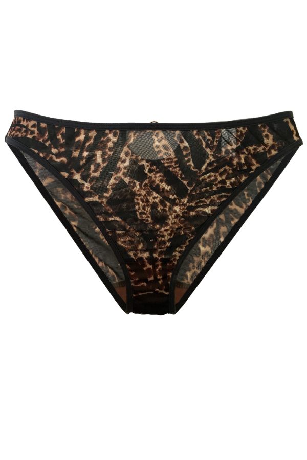 Lingerie Letters Ladies' Leopard Brief Front
