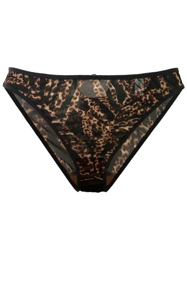 Lingerie Letters Ladies' Leopard Brief Front