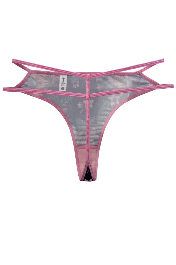 Lingerie Letters Women's Hula Thong Back