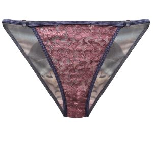 Lingerie Letters Lacey Flora Brief. Women's underwear designed and handmade with love in Cape Town, South African.
