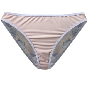 Lingerie Letters Blush & Blossom Brief Front. Women’s underwear designed and handmade with love in Cape Town, South African.