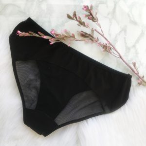 Lingerie Letters Noir Brief. Women's underwear designed and handmade with love in Cape Town, South African.