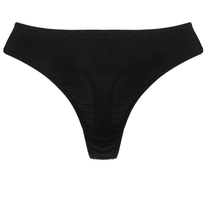 Lingerie Letters Noir Thong. Ladies' underwear designed and handmade with love in Cape Town, South African.
