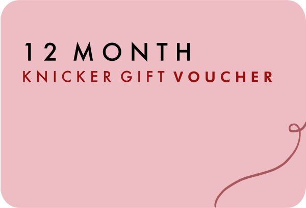 12 Month - Knicker Gift Subscription Voucher