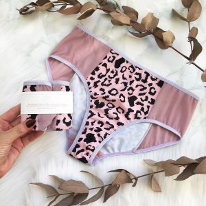 Lingerie Letters Leopard Brief