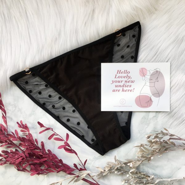 Lingerie Letters Spotty Brief