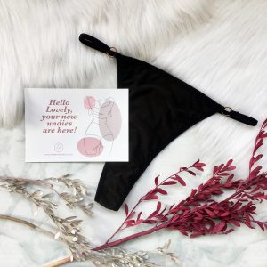 Lingerie Letters Spotty Thong