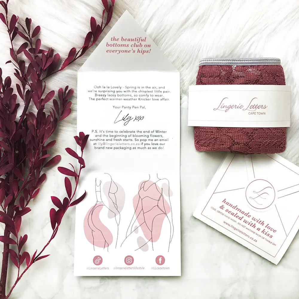 lingerie-letters-subscription-packaging-homepage-image Lingerie Letters Monthly Knicker Subscription and Pre-paid Knicker Gift Subscription for Women South Africa