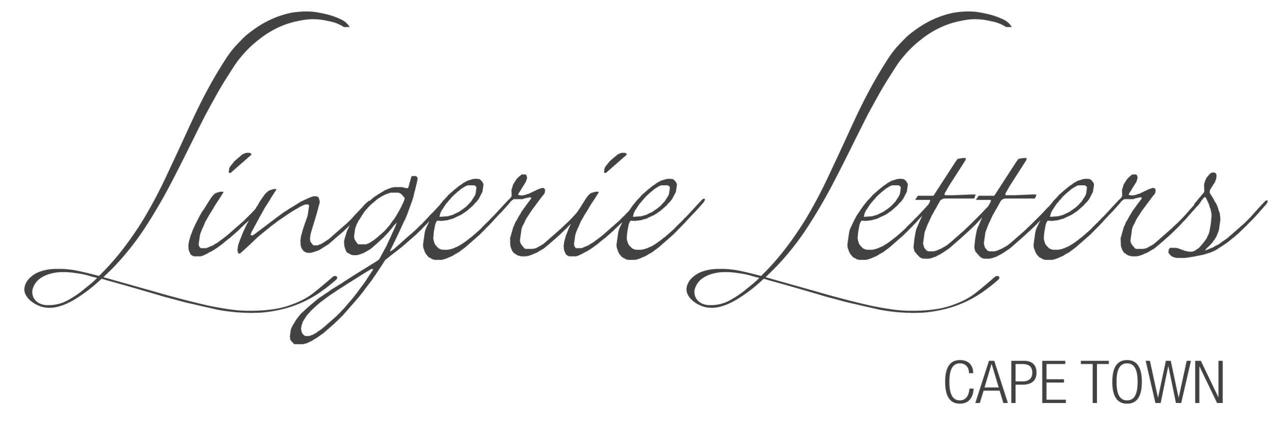 Lingerie Letters