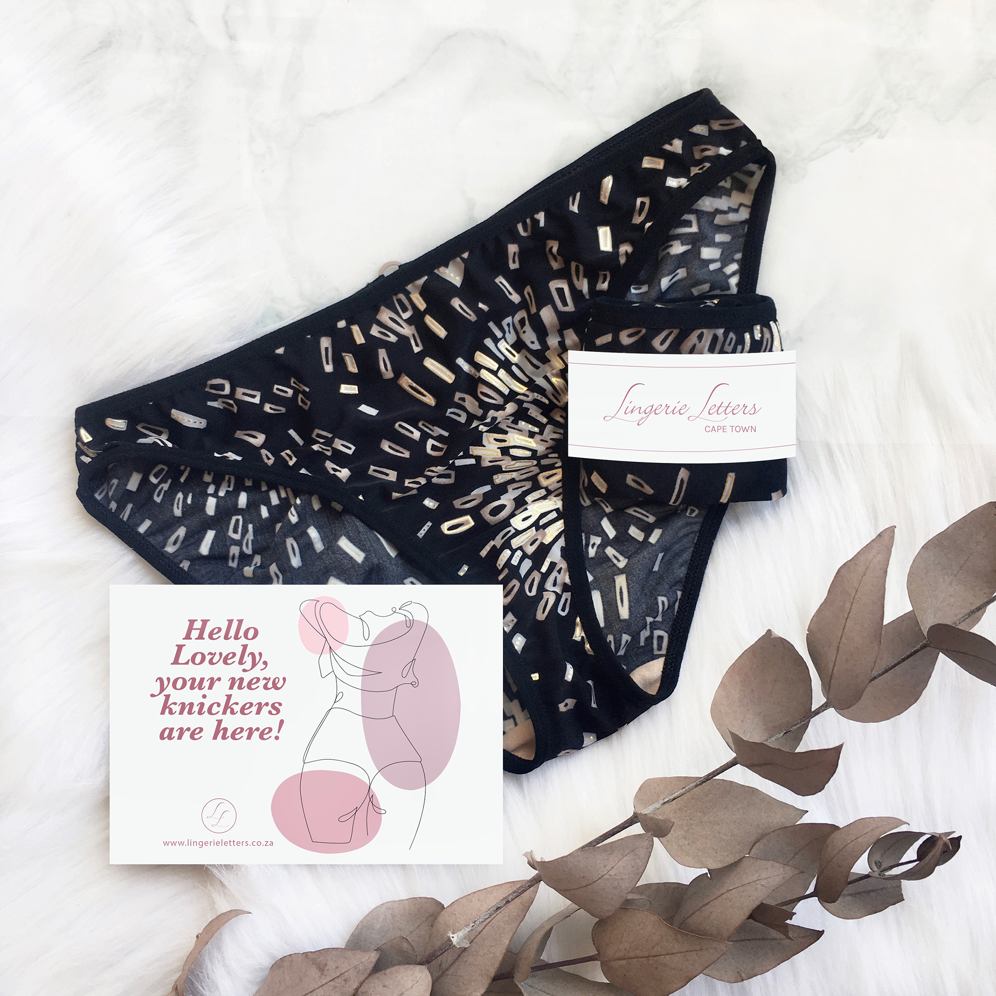 Lingerie Letters Luxe Brief