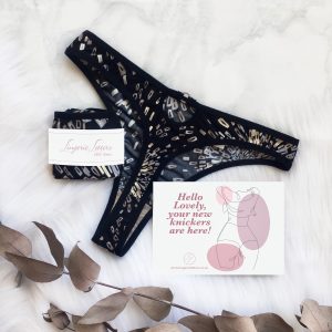 Lingerie Letters Luxe Thong