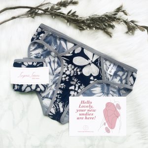 Lingerie Letters Floret Brief