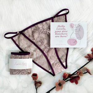 Lingerie Letters Blush Crush Brief